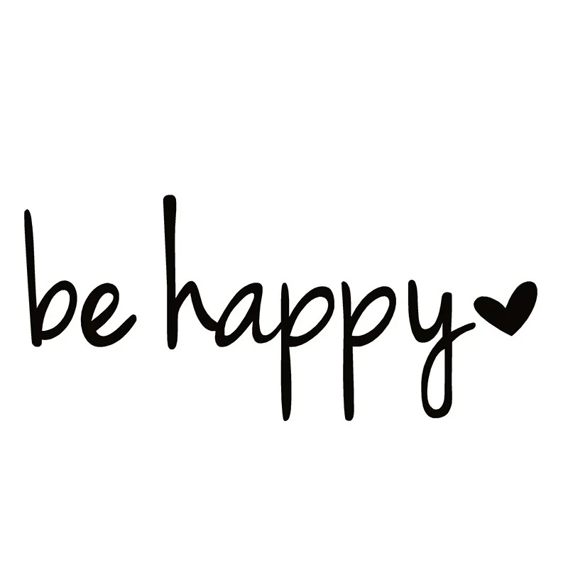 Seja Happy Sticker Decal Notebook Laptop