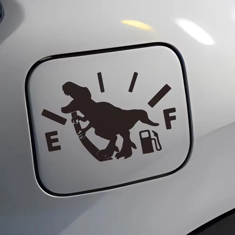 Brontosaurus Gas Meter Funny Sticker
