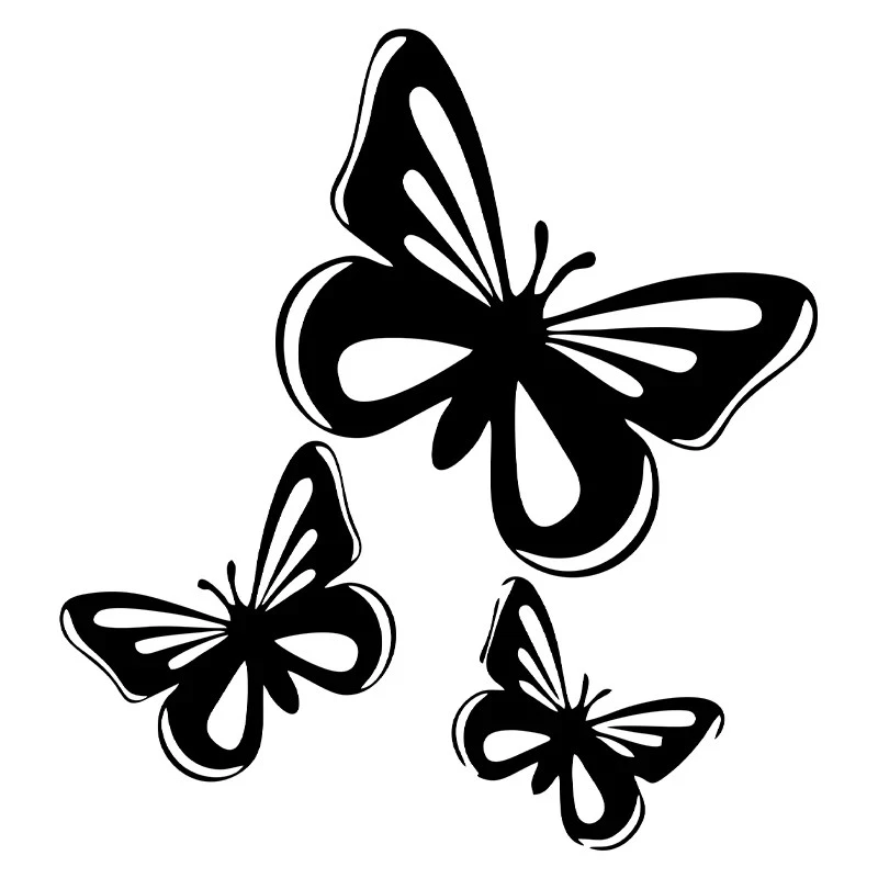 Butterfly Vinly Sticker For Auto Car Accessories high quality