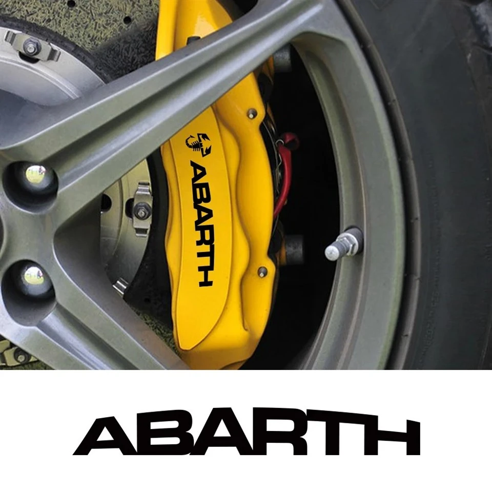 Adesivo de ajuste de emblema de pinça de freio de carro para Fiat