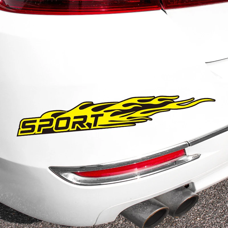 Adesivos de vinil para carros Decalque com letras esportivas