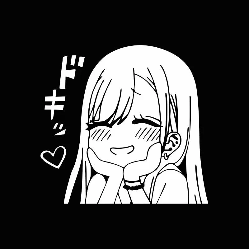 Car Interior Sticker Cute Anime