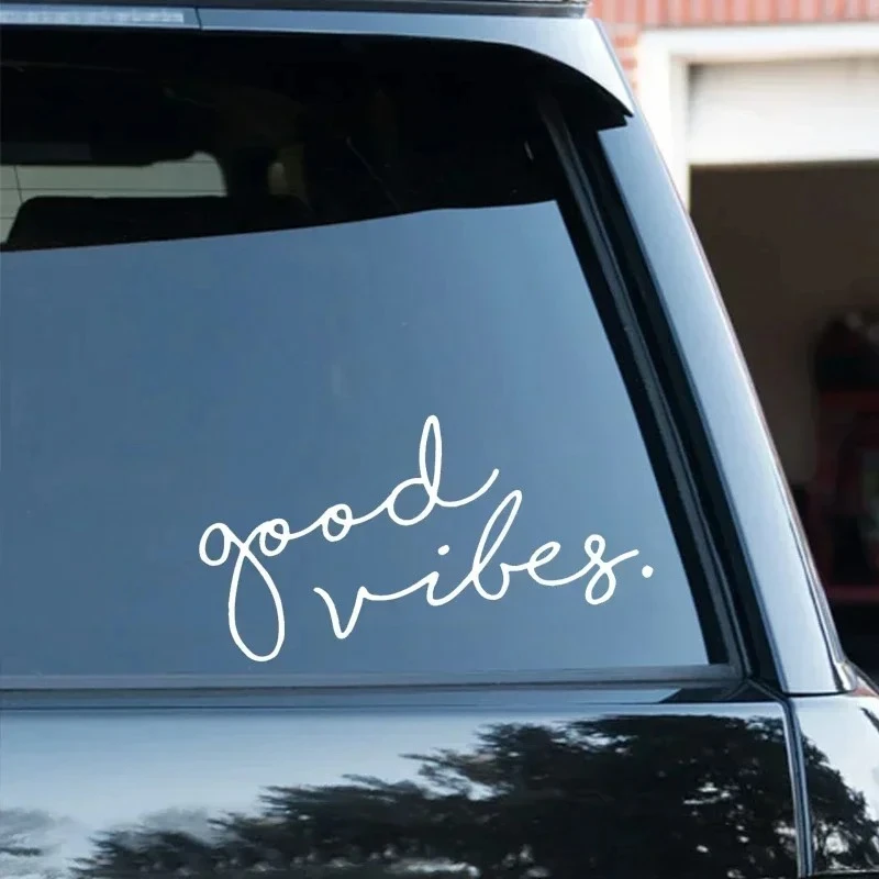 Good Vibes Die-Cut Vinyl Car Sticker factory