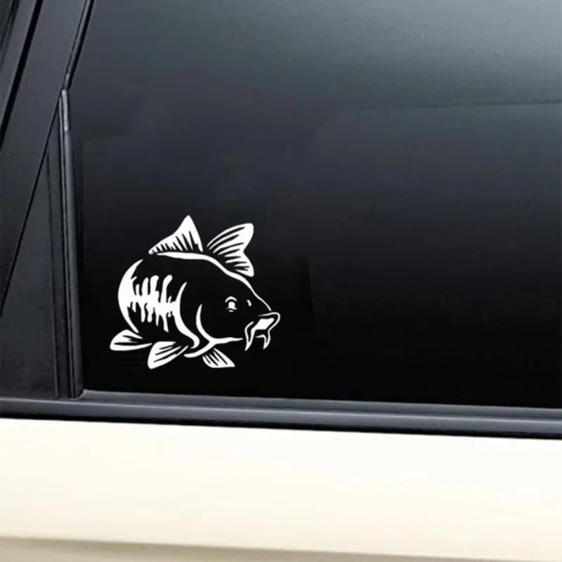 Adesivo de carro com padrão de carpa