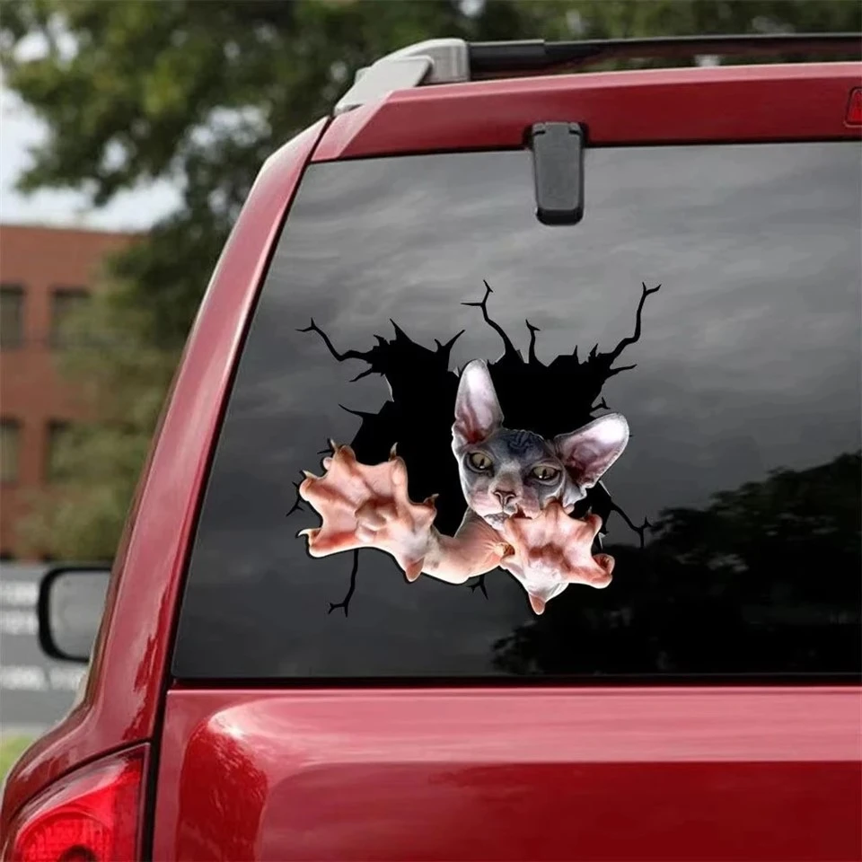 Cartoon 3D CHICKEN CAR STICKER For Car high quality