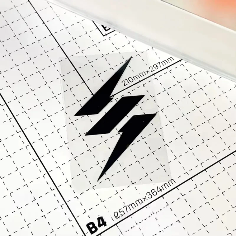 Cartoon Lightning Motorcycle Waterproof Stickers factory
