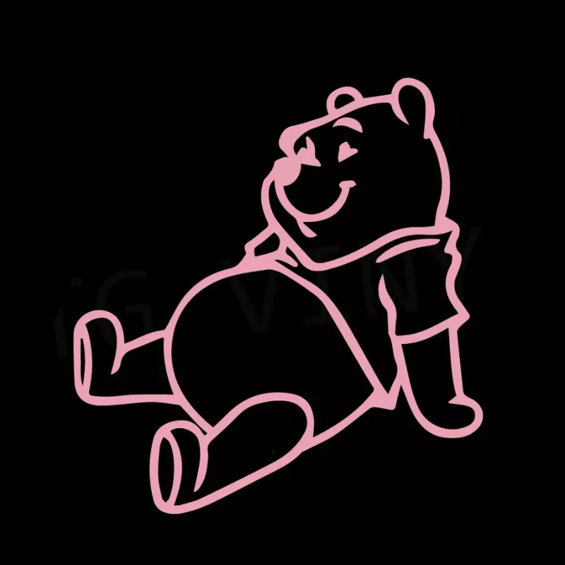Winnie Bear Window Sticker