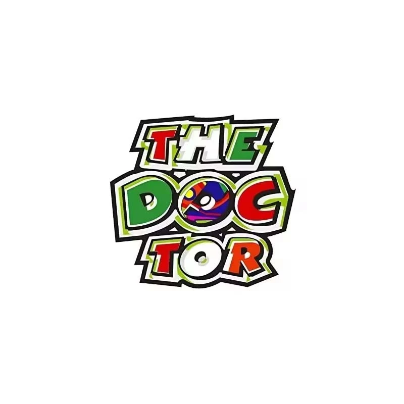 O adesivo de crachá do doutor Rosi