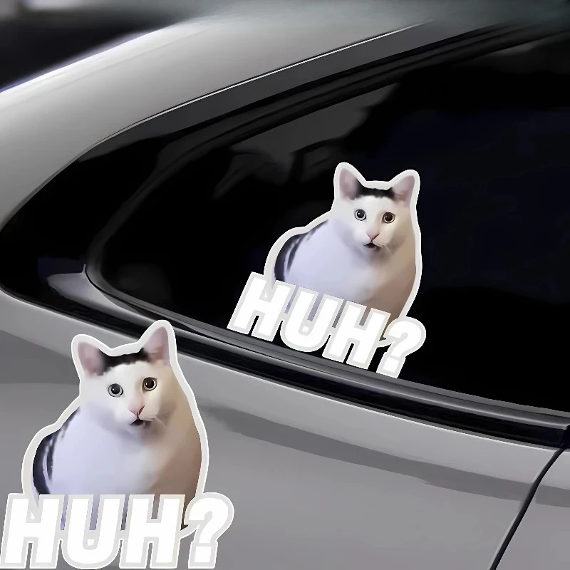 Chuh Cat Motorbike adesivo de meme engraçado para carro