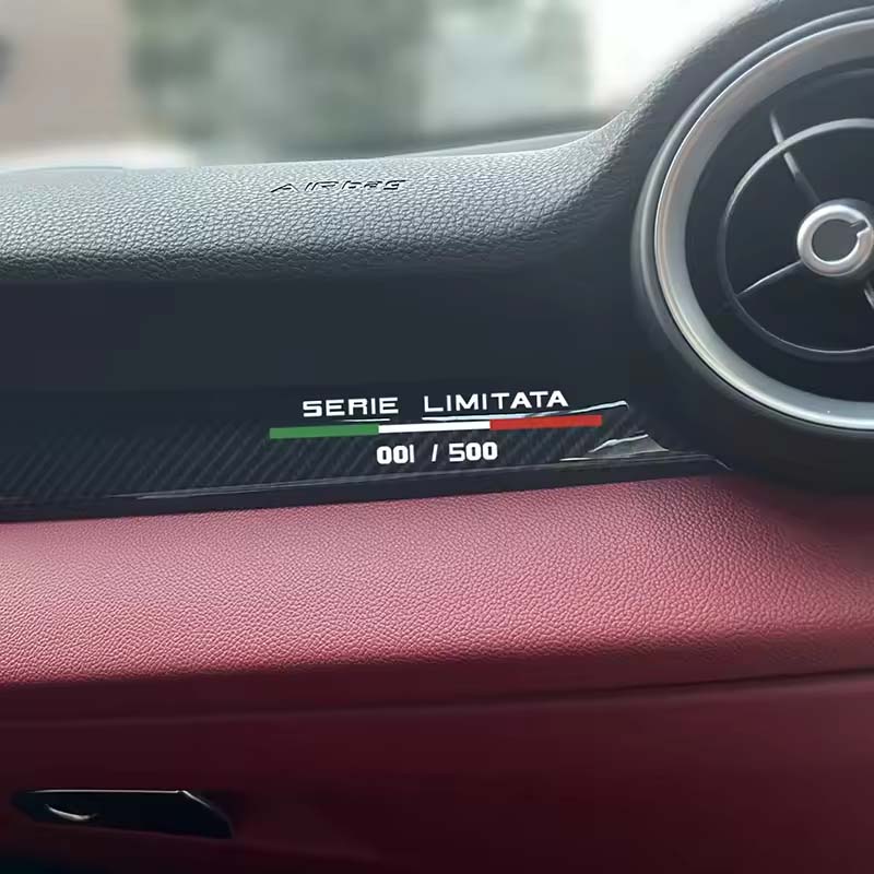 Adesivo de edição consolelimitada para Alfa Romeo