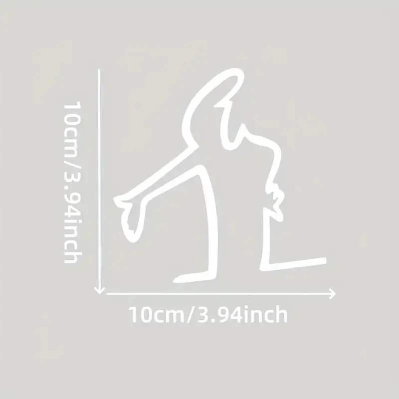 Creative Action Pose Vinyl Sticker best