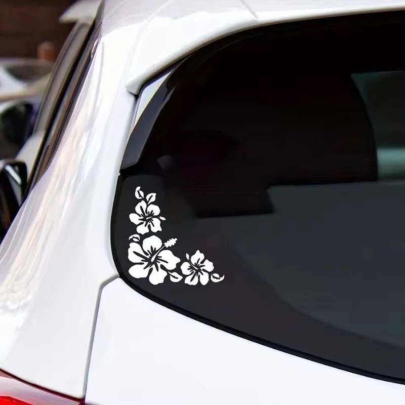 Et11360# vibrante hibiscus flor s'ticker