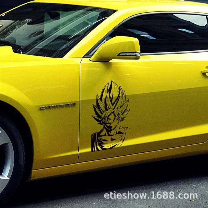 decalque de carro dragon ball