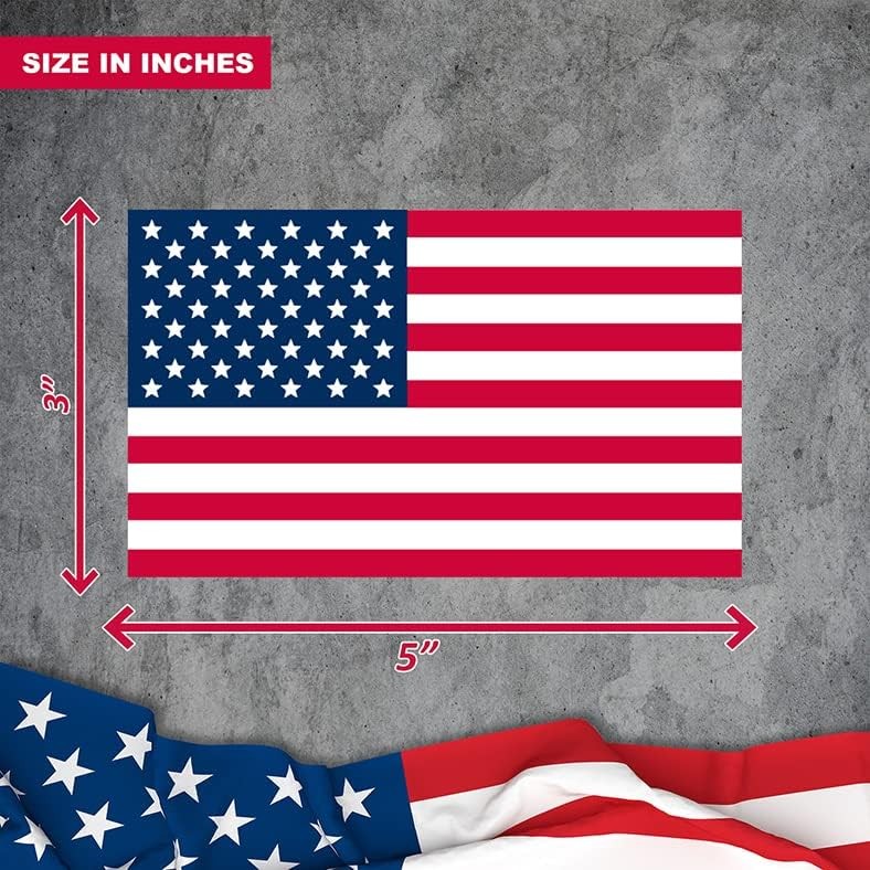 Adesivos da bandeira americana