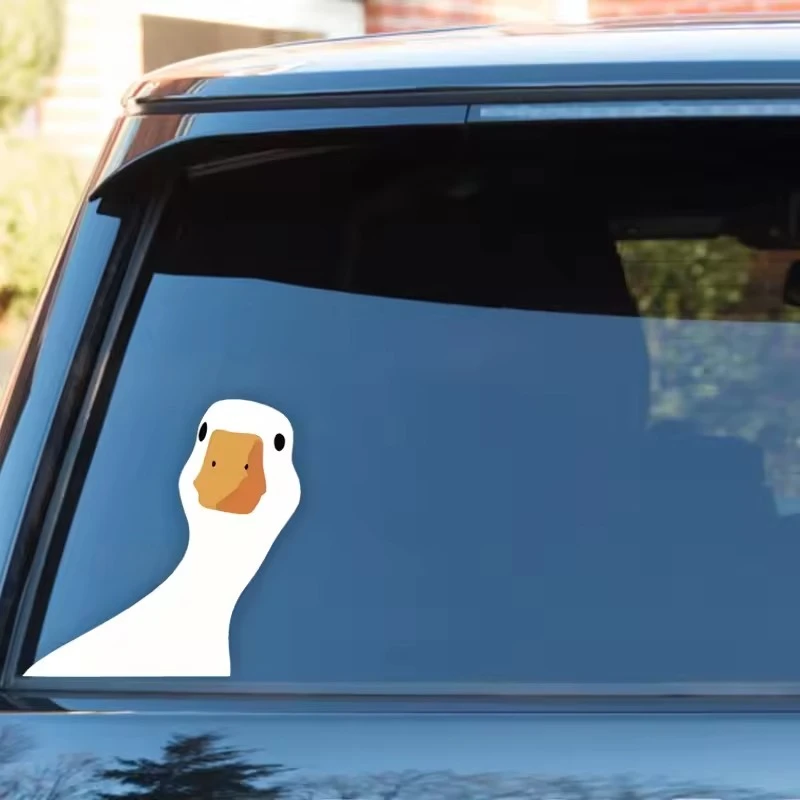 Decalque de pato para janela de carro