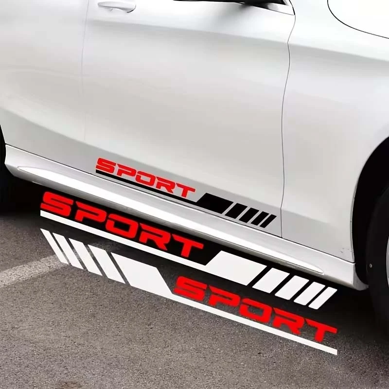 Adesivos de faixa diagonal esportiva elegantes
