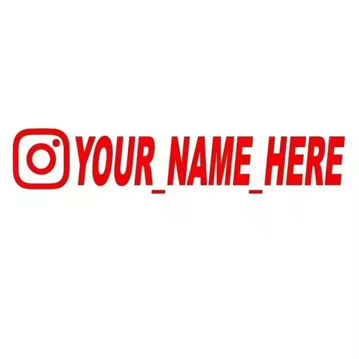 Facebook User Name Custom Needs Decals