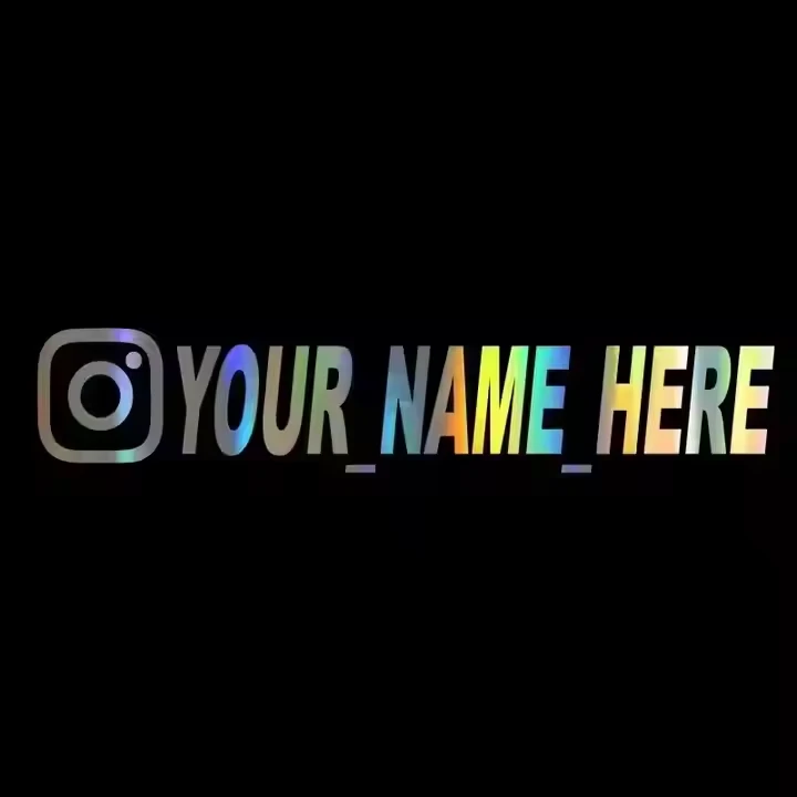 Nome do usuário do Facebook precisa de decalques personalizados
