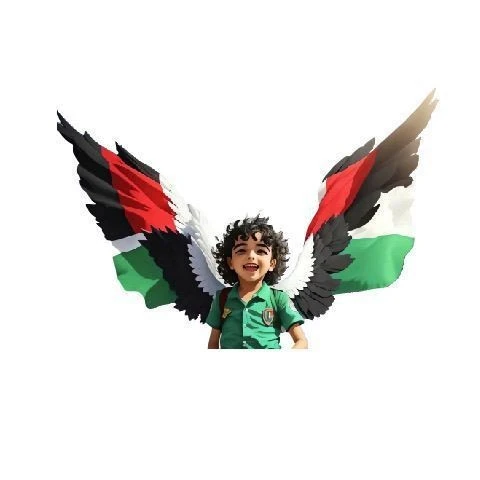 Adesivo de decalque para carroceria de carro com emblema da Palestina