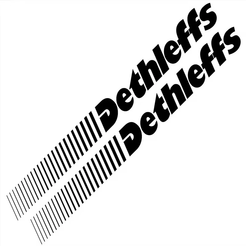 Dethleffs 97.2x9cm Decal Stickers