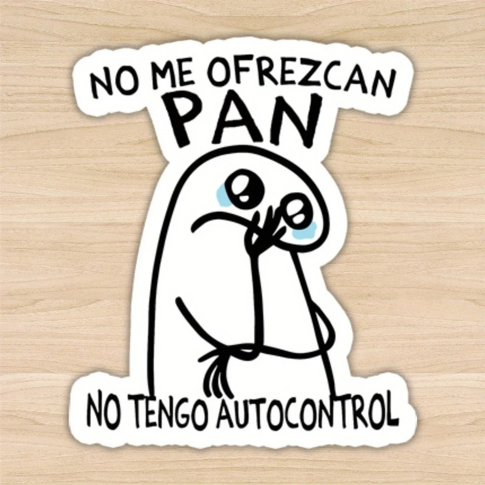 Engraçado "Não Me Ofrezcan Pan Espanha adesivos