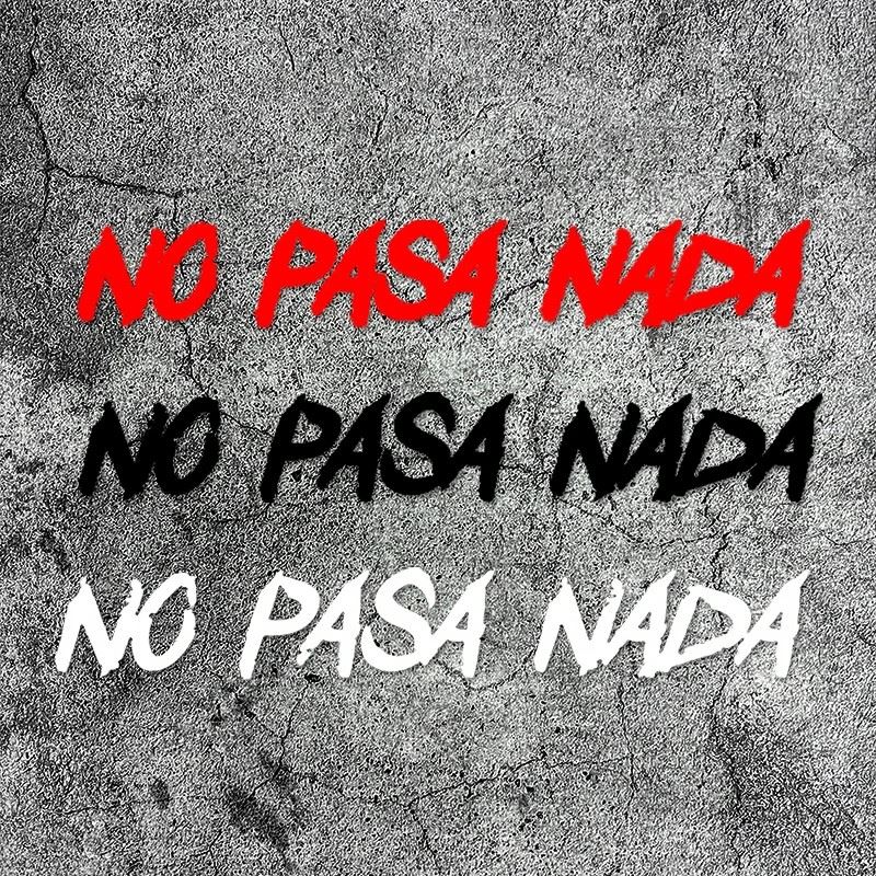 Nenhuma pasa nada adesivos de motocicleta