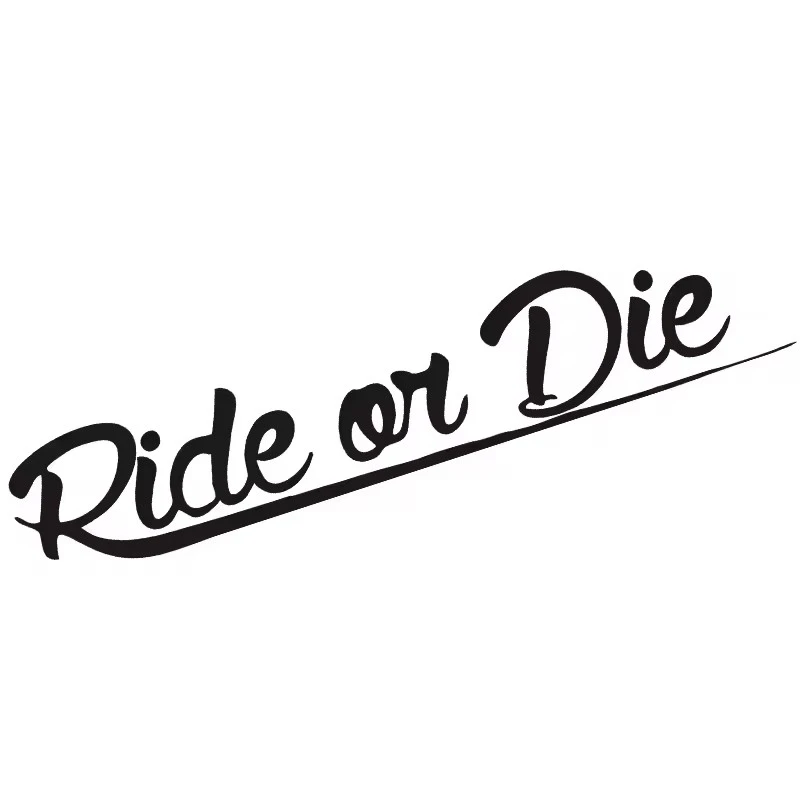 Ride Or Die Car Light Sticker