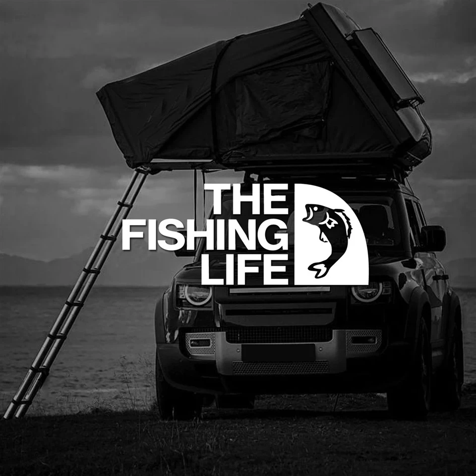 Adesivos interessantes de entusiastas da pesca