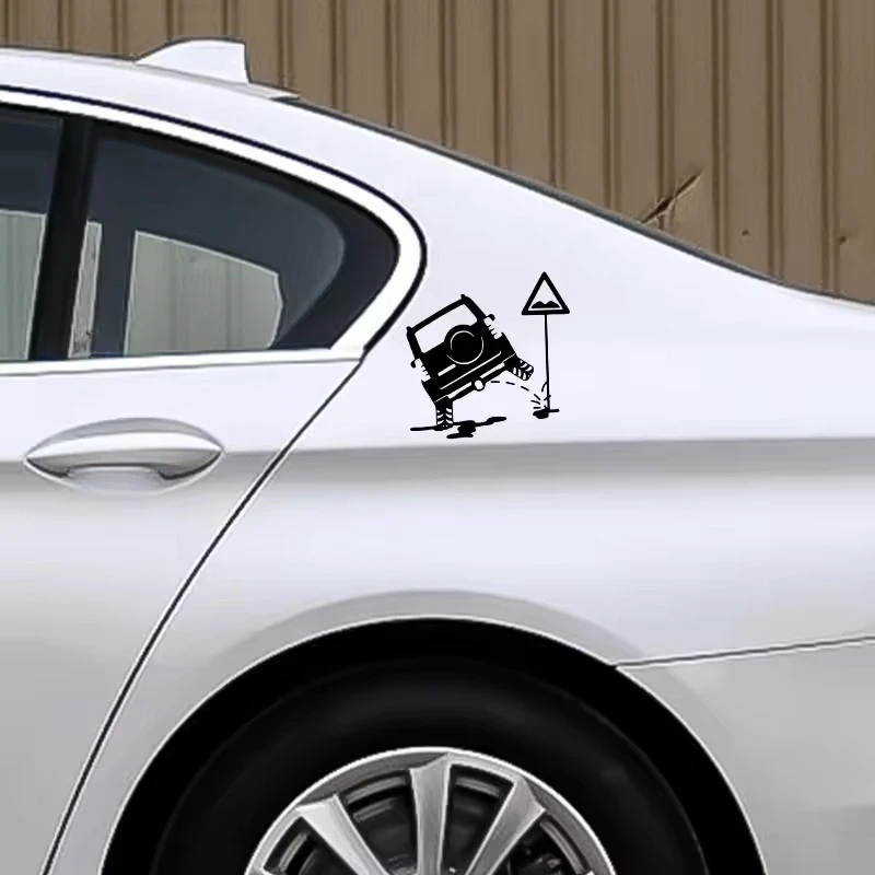 Jeep está fazendo xixi em adesivos de carro