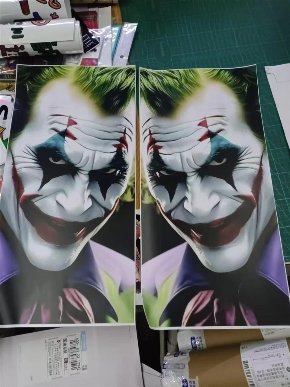 Conjunto de adesivos Joker para pilar B do carro