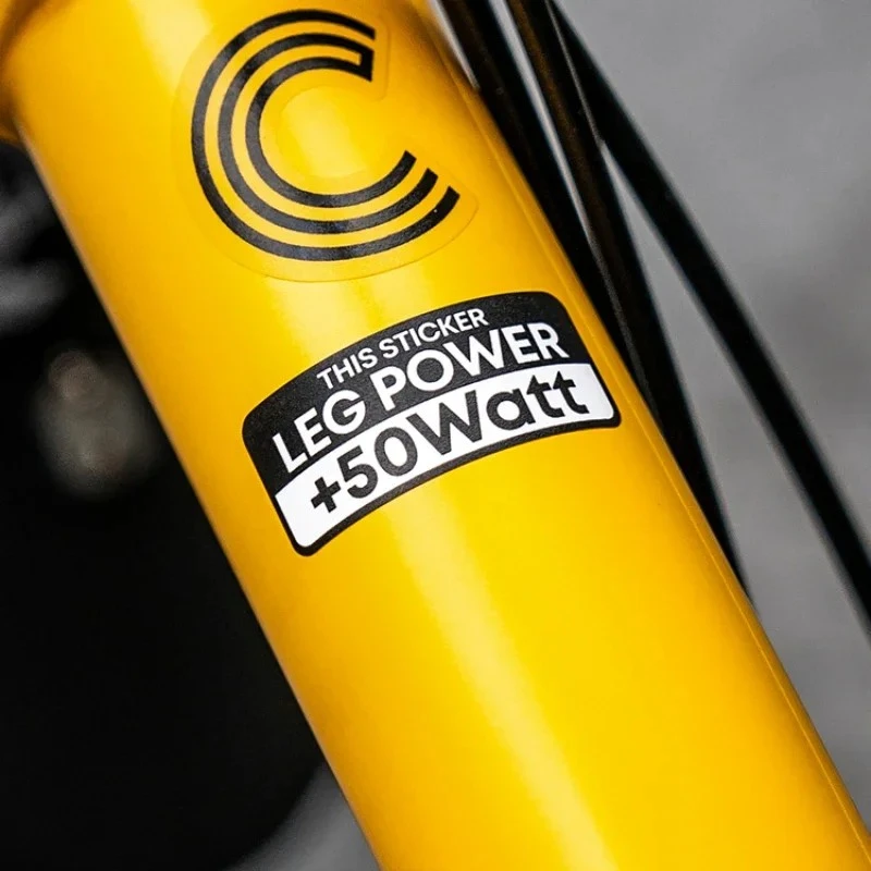 Adesivos de estrutura de bicicleta de potência da perna