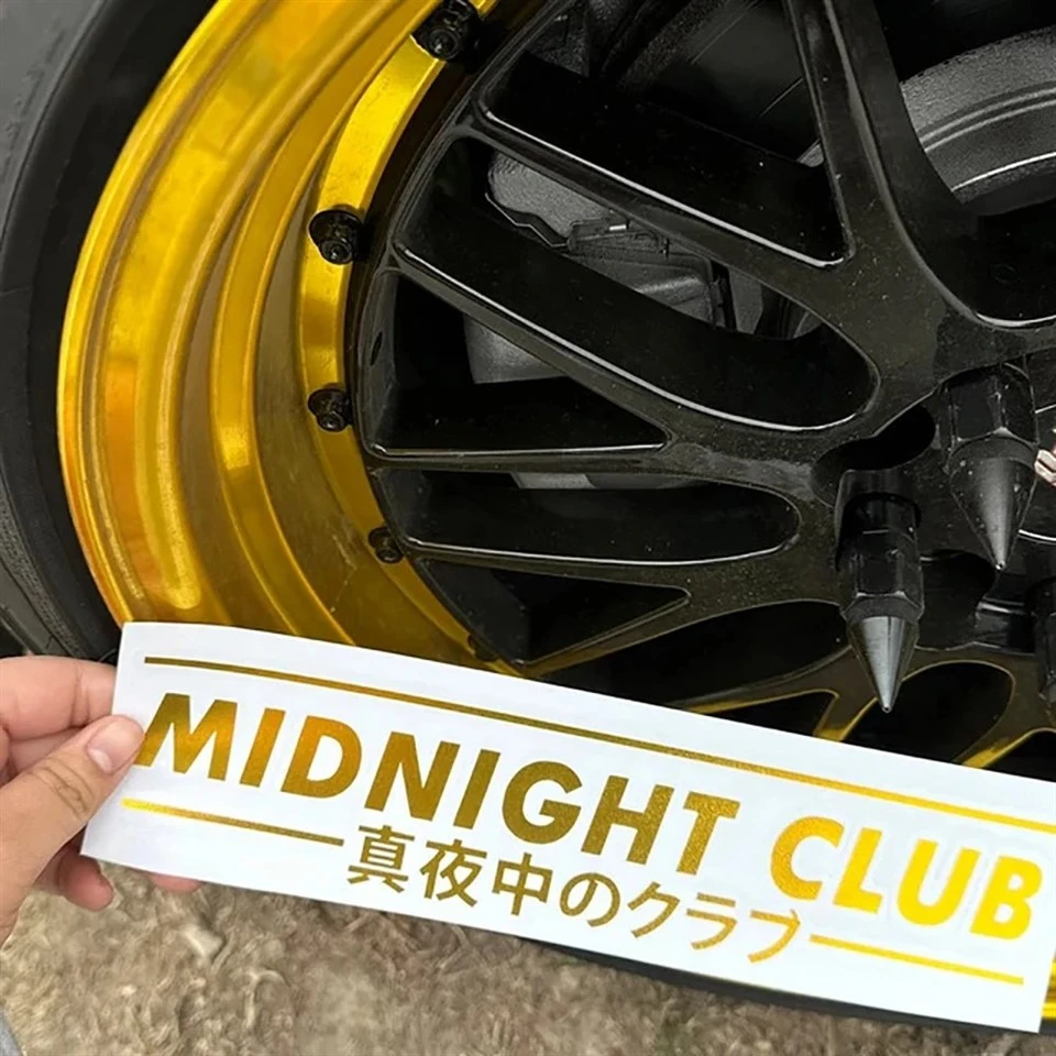 Midnight Club Vinyl Decal JDM Window Sticker factory