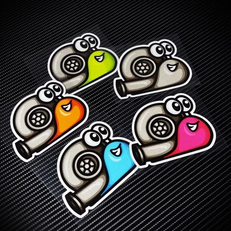 Adesivos de motocross Snail Turbo Anime Decalque engraçado