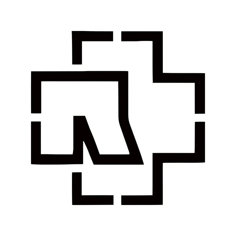 Adesivos para o corpo da motocicleta logotipo da banda de guerra alemã
