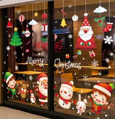 Seus adesivos de Natal estão prontos nas prateleiras?
