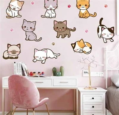 Adesivos de parede para animais de estimação Etie