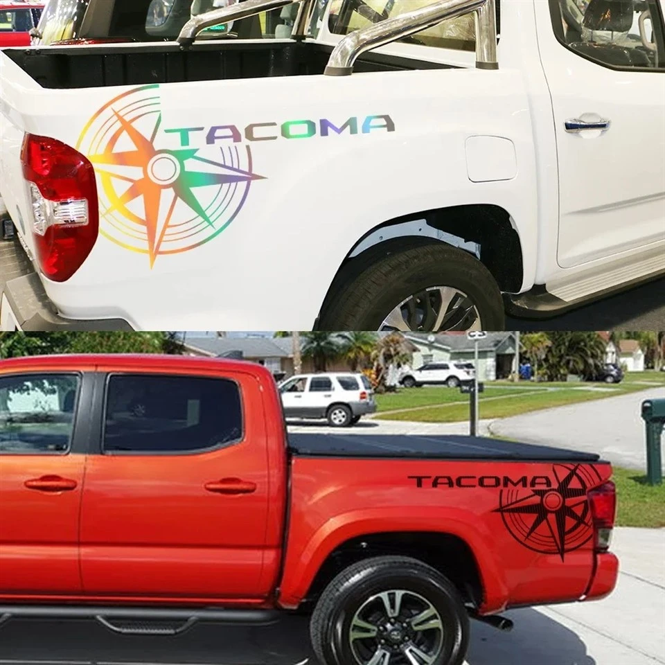 Pickup Trunk Bed Side Stickers For Toyota best
