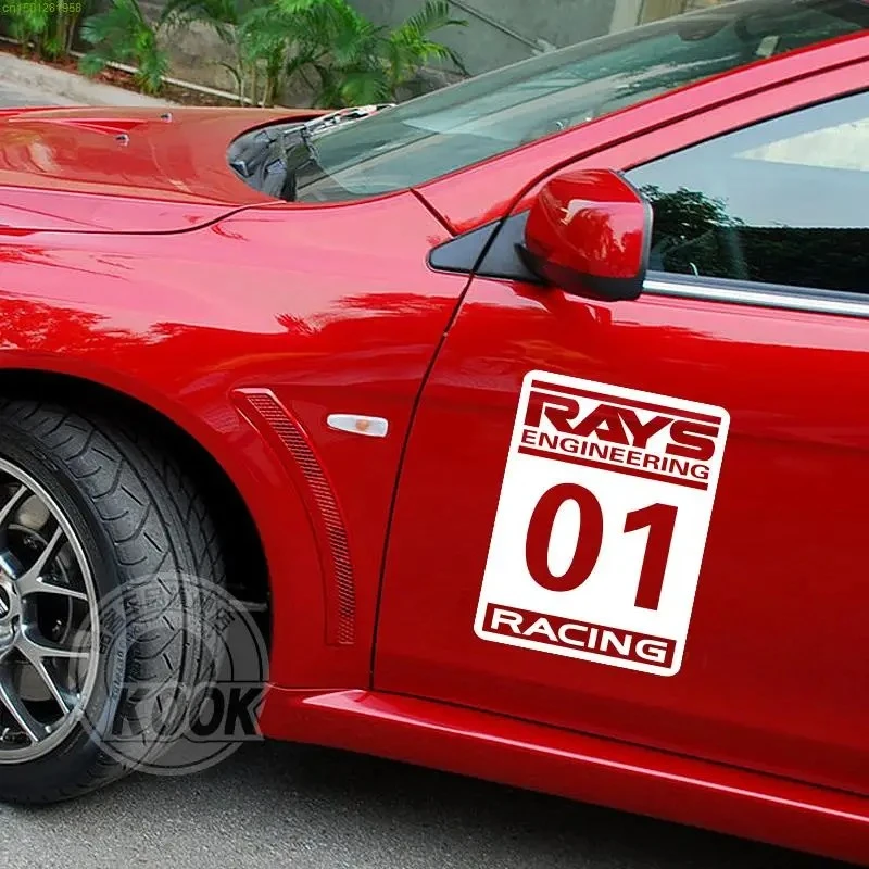 RAYS No.1 Racing Car Sticker Decals For Door suppliers