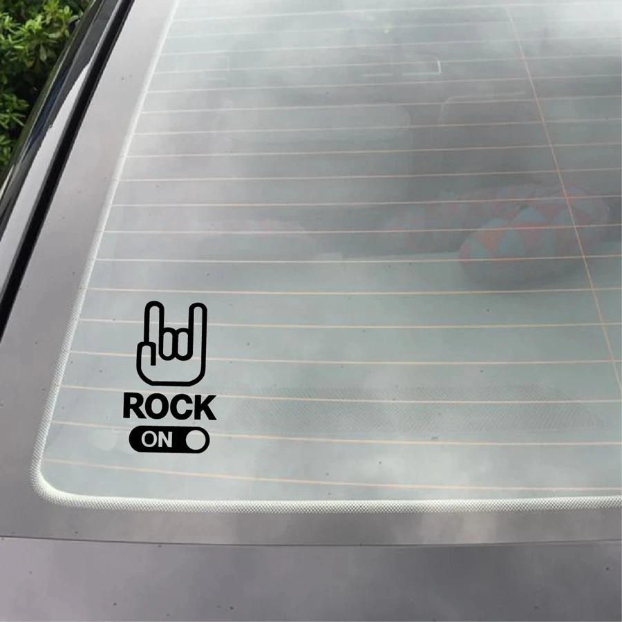 Decalques de hard rock de adesivo de rocha no adesivo de rochas