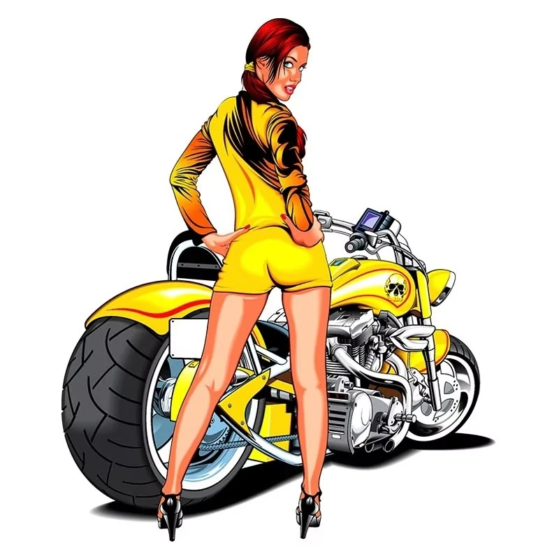 Sexy Lady Car Sticker Window Decals