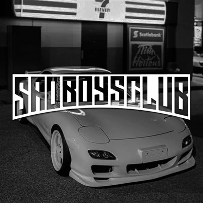 Decalque de estilo JDM "Sad Boys Club"