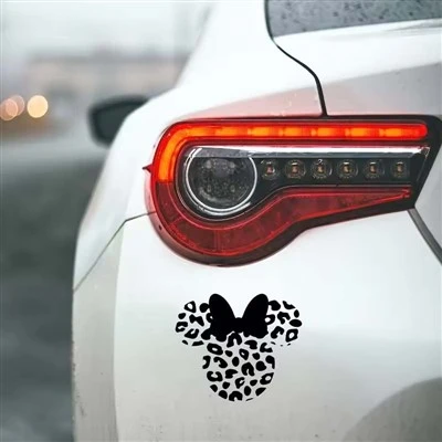 Disne Minnie Head Vinyl Stick para carros femininos