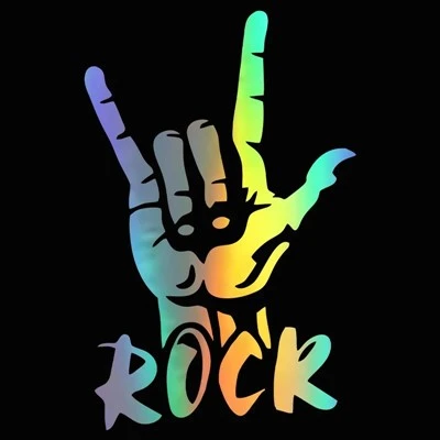 Três Ratels Rock Deding Funny Car Stickers