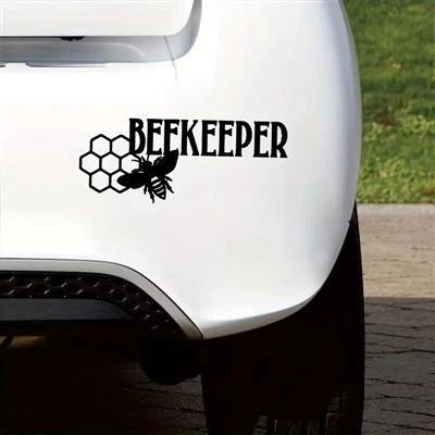 1pc de apicultor de desenho animado adesivos de carro esportivo