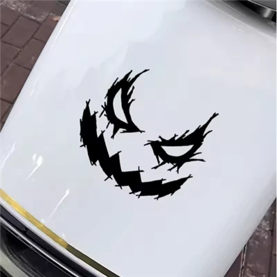 1pc Demon Smiling Motorcycle Adtener