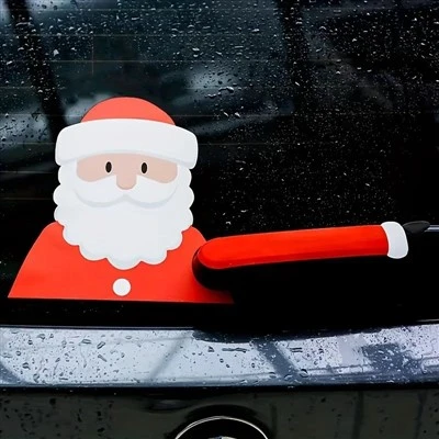 1PCS Santa Car Window Starther para vidro