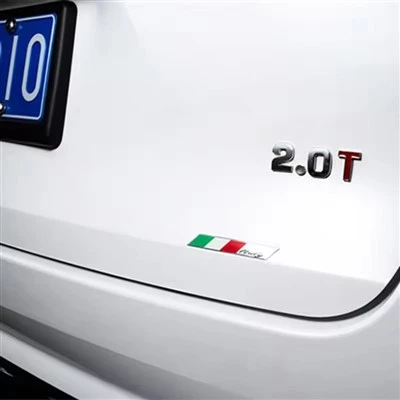 Metal Italy Flag emblema emblema