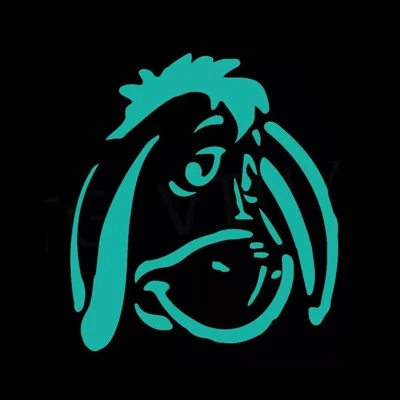 Adesivo Bisonho dos desenhos animados da Disney