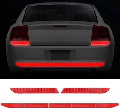Adesivo refletivo de carro para a noite