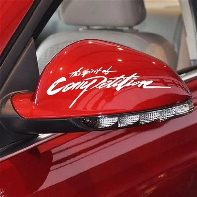 Espelho traseiro do carro decoração estilo cyberpunk
